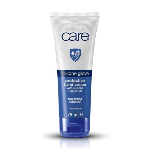 Care Silicone Glove Hand Cream with Glycerine, Almond Oil & Vitamin E - 2.5 fl oz Protective Moisturizing Barrier for Dry Skin - görsel 2