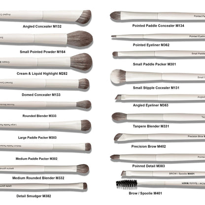 VYNESTRA 30-Piece Pro Grade Makeup Brush Set – Dense Ultra Soft Synthetic Bristles, Elegant Design for Foundation, Face Blending, Powder, Contour, Bronzer, Highlight, Concealer, Eyeshadow Avelisse