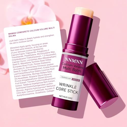 nnmnn Calcium Volume Multi Balm Stick - Hydrating & Firming Multi-Purpose Balm with Calcium Enriched Formula for Face, Eyes & Neck - görsel 12