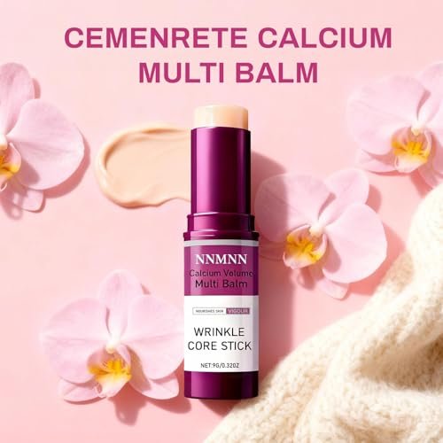nnmnn Calcium Volume Multi Balm Stick - Hydrating & Firming Multi-Purpose Balm with Calcium Enriched Formula for Face, Eyes & Neck - görsel 4