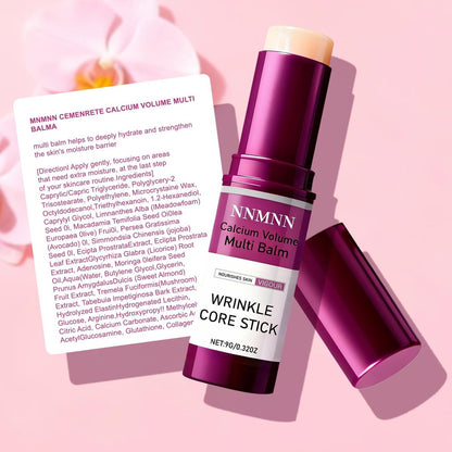 nnmnn Calcium Volume Multi Balm Stick - Hydrating & Firming Multi-Purpose Balm with Calcium Enriched Formula for Face, Eyes & Neck