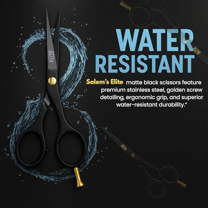 Professional Hair Cutting Scissors 6.5" – Premium High Carbon Stainless Steel Barber Shears for Men & Women – Sharp Ergonomic Hair Scissors for Salon & Home Use Avelisse