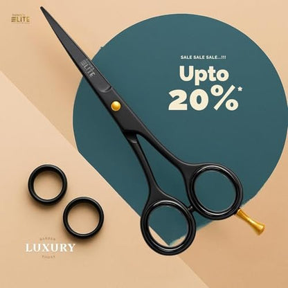 Professional Hair Cutting Scissors 6.5" – Premium High Carbon Stainless Steel Barber Shears for Men & Women – Sharp Ergonomic Hair Scissors for Salon & Home Use Avelisse