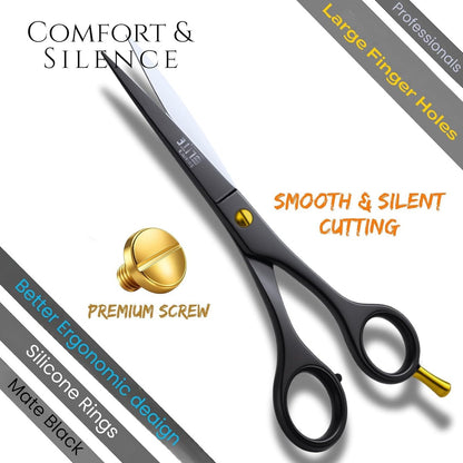 Professional Hair Cutting Scissors 6.5" – Premium High Carbon Stainless Steel Barber Shears for Men & Women – Sharp Ergonomic Hair Scissors for Salon & Home Use Avelisse
