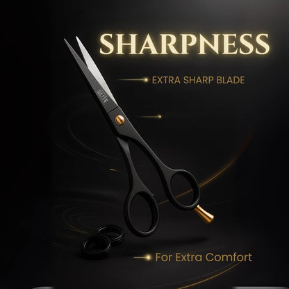 Professional Hair Cutting Scissors 6.5" – Premium High Carbon Stainless Steel Barber Shears for Men & Women – Sharp Ergonomic Hair Scissors for Salon & Home Use Avelisse
