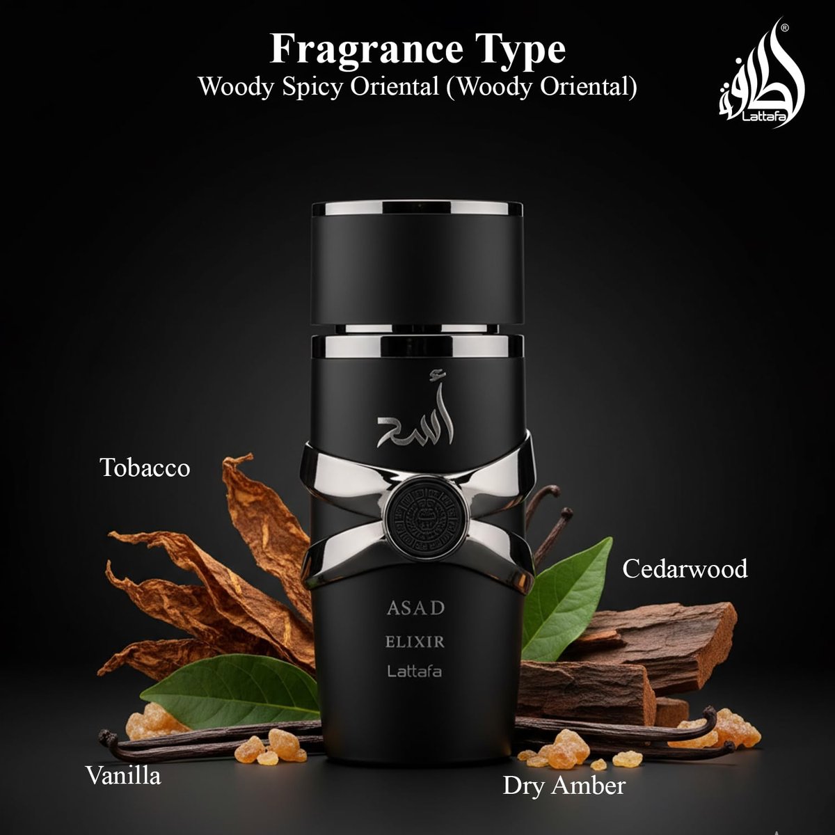 Lattafa Asad Elixir Eau de Parfum for Men – Spicy, Woody, Amber, Warm – Long-Lasting 3.4 oz (100 ml) - görsel 13