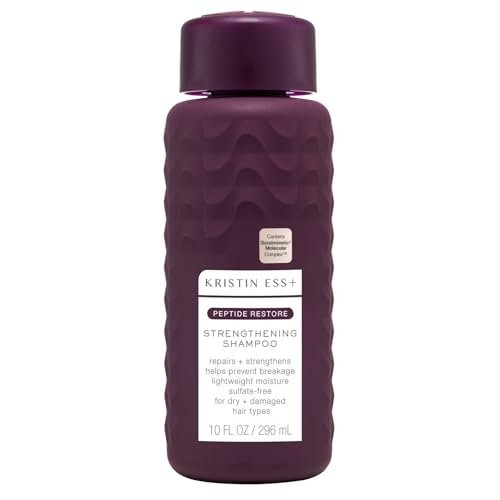Kristin Ess+ Anti-Fade Moisturizing Shampoo with UV Color Shield & Peptide Technology - Sulfate Free, Paraben Free, Vegan, 10 fl oz Avelisse