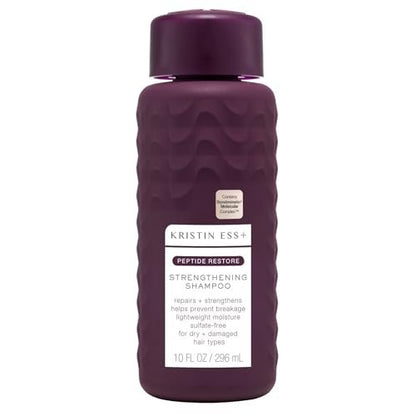 Kristin Ess+ Anti-Fade Moisturizing Shampoo with UV Color Shield & Peptide Technology - Sulfate Free, Paraben Free, Vegan, 10 fl oz Avelisse