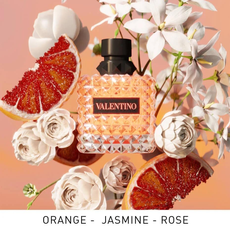 Valentino Perfume Mini Gift Set for Women: Born in Roma Donna Trio Discovery Set - Born in Roma Donna, Coral Fantasy, Green Stravaganza (0.2 fl oz Each) Avelisse