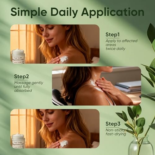 Total Soothe Magnesium Cream with MSM & Arnica – Fast Absorbing, Non-Greasy Magnesium Lotion for Muscle & Joint Comfort, Knees, Soothing Nerve Formula, 100ml Avelisse