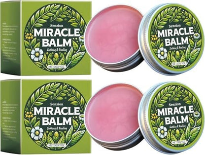 Senzion Official Balm 2 Pack - Natural Ingredients for Legs, Arms, Back | Senzion Miracle Balm