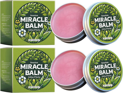 Senzion Official Balm 2 Pack - Natural Ingredients for Legs, Arms, Back | Senzion Miracle Balm