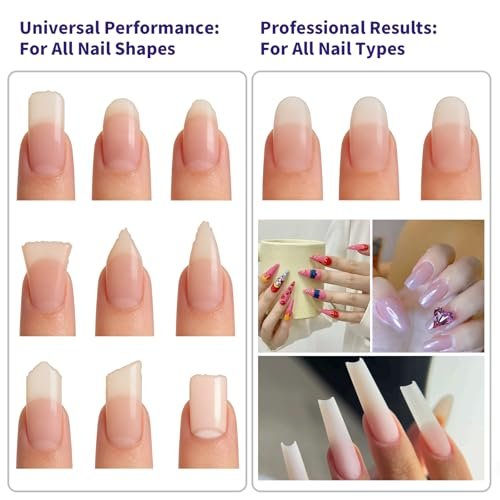 SWEET VIEW 14-Piece Nail File and Buffer Set - 100/180 & 180/240 Grit Emery Boards for Acrylic, Gel, and Natural Nails, with 1000/4000 Grit Buffer Block for High Shine - görsel 7