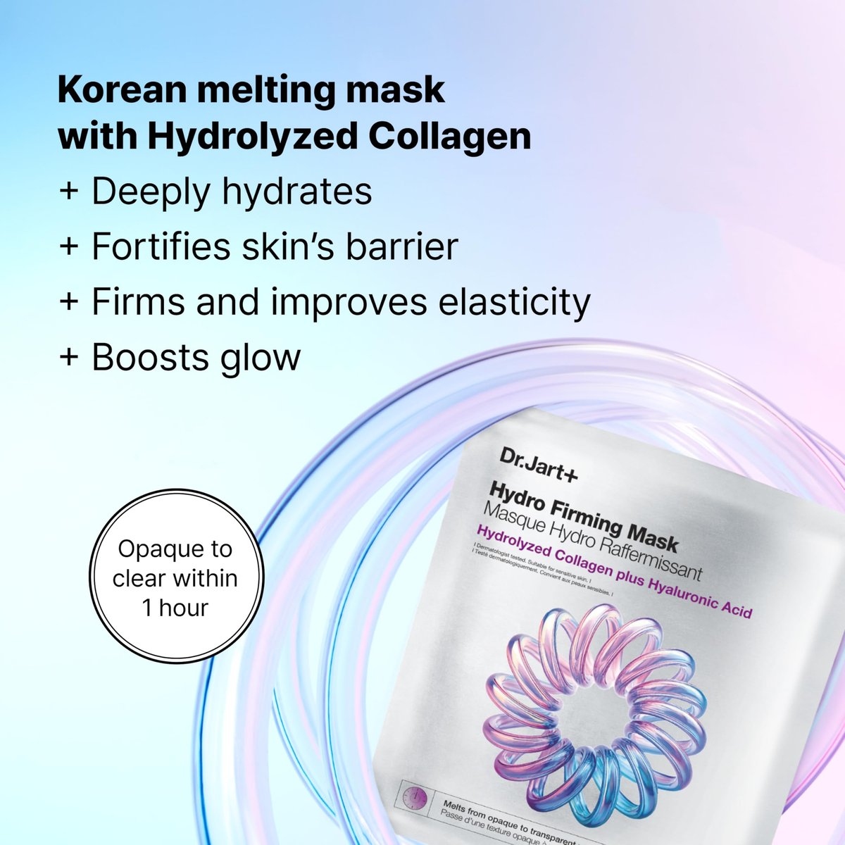 Dr.Jart+ Hydro Firming Korean Face Mask with Collagen and Hyaluronic Acid - 1 Sheet Mask - görsel 3