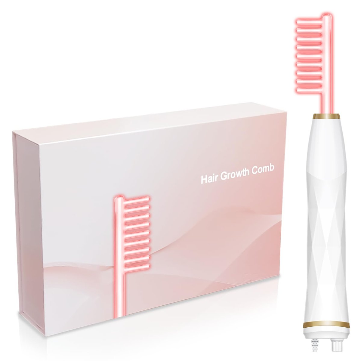 ANTMPO Hair Growth Comb – Gold Stimulating Scalp Massager for Hair Regrowth Avelisse