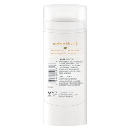 Dove Deodorant Stick Citrus Pop, Aluminum Free 72 Hour Odor Protection for Women & Men, 2.4 oz