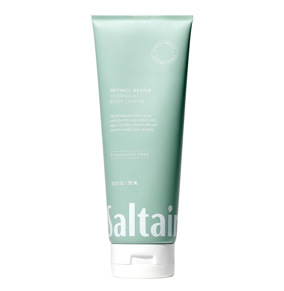 Saltair Retinol Revive Night Lotion – Dual-Action Retinol Body Lotion for Smoother, Firmer Looking Skin – Hydrating Moisturizer with Kelp, Allantoin & Glycerin – 13oz Pump Bottle Avelisse