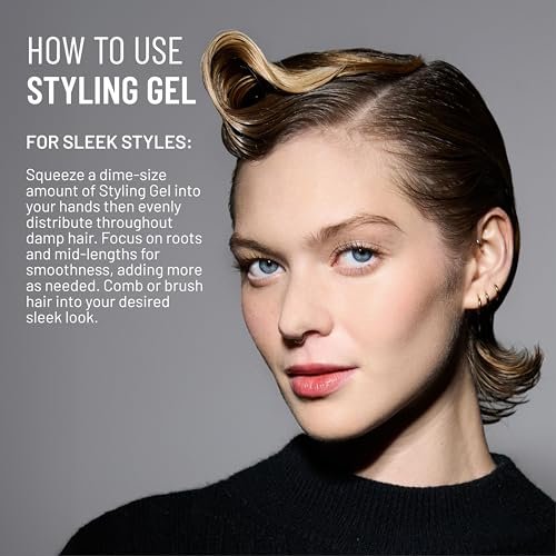 Hairstory Styling Gel – Curl Defining Gel for Wavy, Curly & Coily Hair, Flexible Frizz Control, Heat Protection up to 450°F, Non-Crunchy, 8 Fl Oz Avelisse