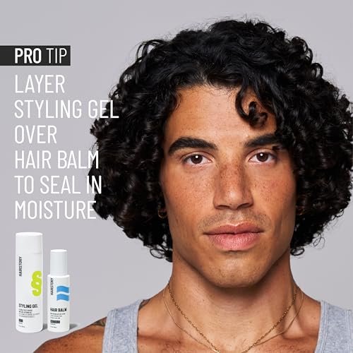 Hairstory Styling Gel – Curl Defining Gel for Wavy, Curly & Coily Hair, Flexible Frizz Control, Heat Protection up to 450°F, Non-Crunchy, 8 Fl Oz Avelisse