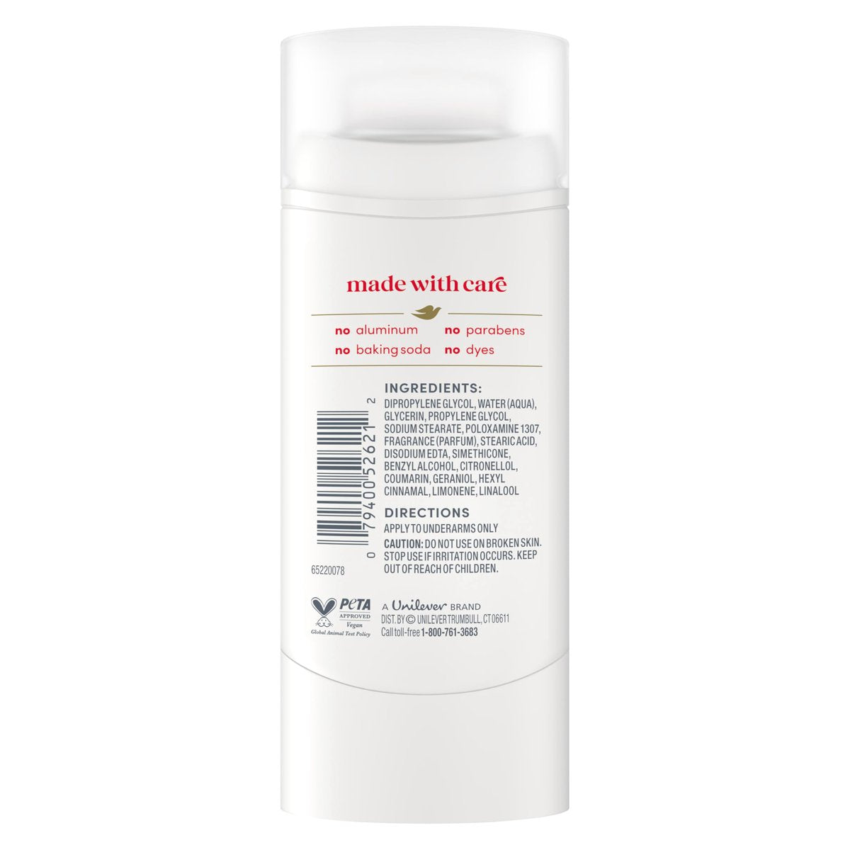 Dove Deodorant Stick Berry Spritz - 72 Hour Odor Protection, Aluminum Free, 2.4 oz - görsel 3