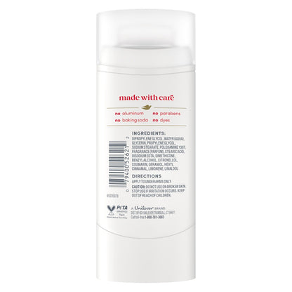 Dove Deodorant Stick Berry Spritz - 72 Hour Odor Protection, Aluminum Free, 2.4 oz