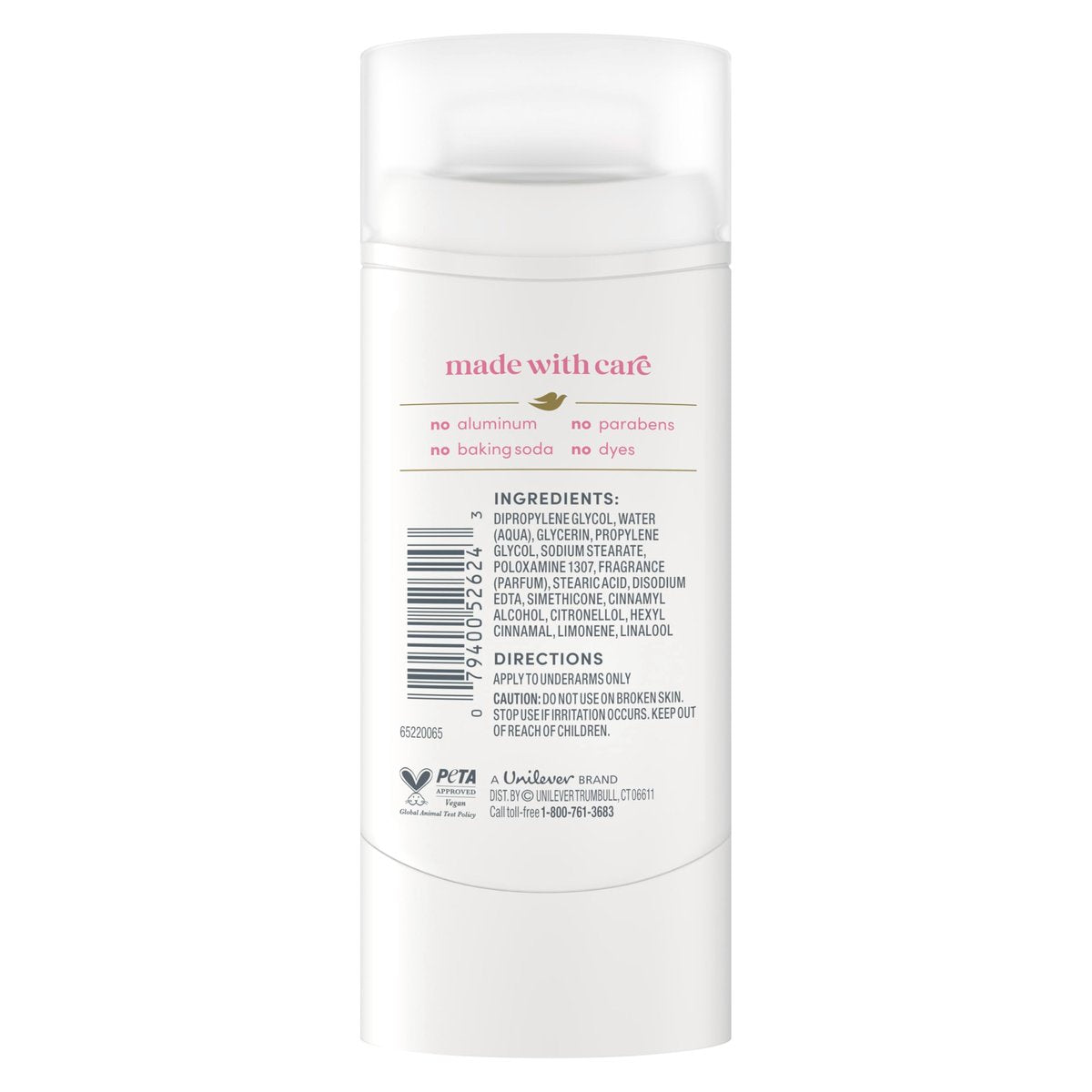 Dove Deodorant Stick Rose Mist - 72 Hour Odor Protection, Aluminum Free, 2.4 oz - görsel 3