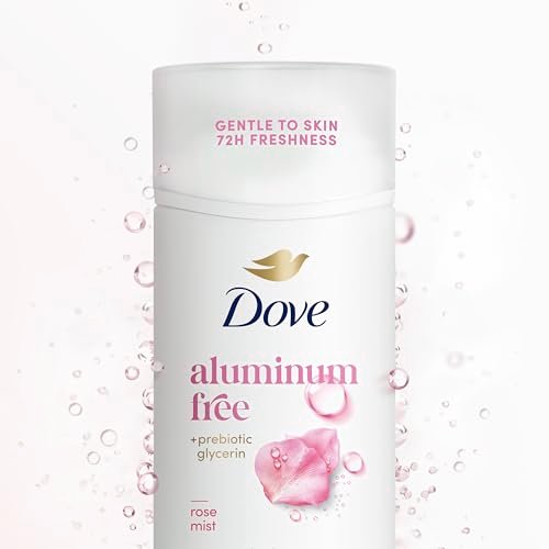 Dove Deodorant Stick Rose Mist - 72 Hour Odor Protection, Aluminum Free, 2.4 oz - görsel 14