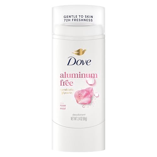 Dove Deodorant Stick Rose Mist - 72 Hour Odor Protection, Aluminum Free, 2.4 oz - görsel 2