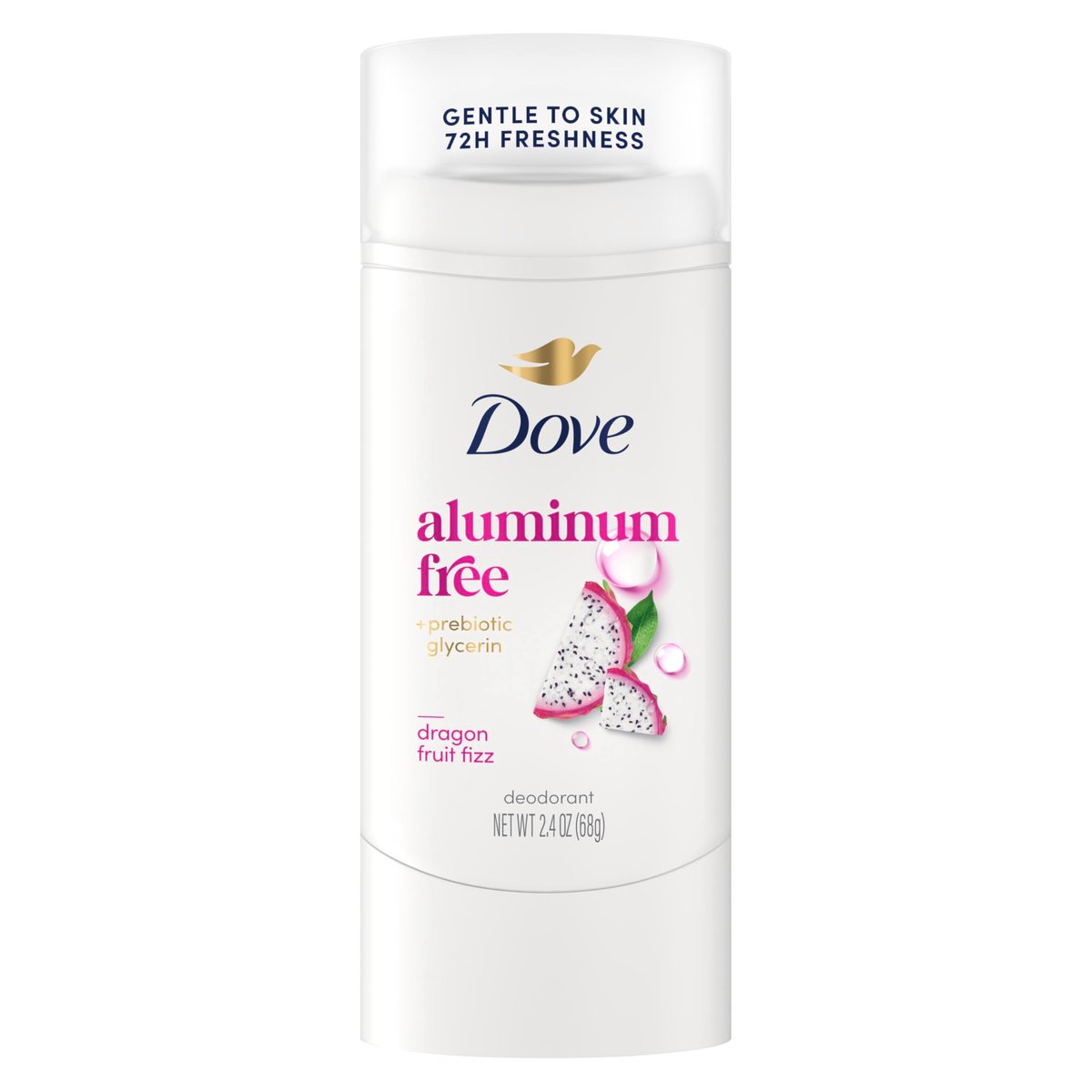 Dove Deodorant Stick Dragon Fruit Fizz - 72 Hour Odor Protection, Aluminum Free, 2.4 oz - görsel 1