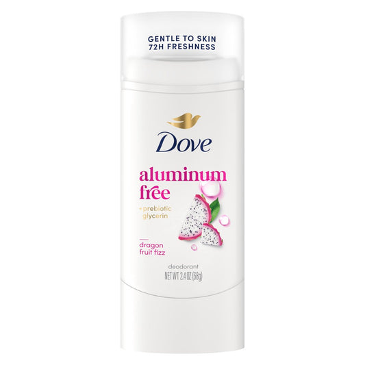 Dove Deodorant Stick Dragon Fruit Fizz - 72 Hour Odor Protection, Aluminum Free, 2.4 oz