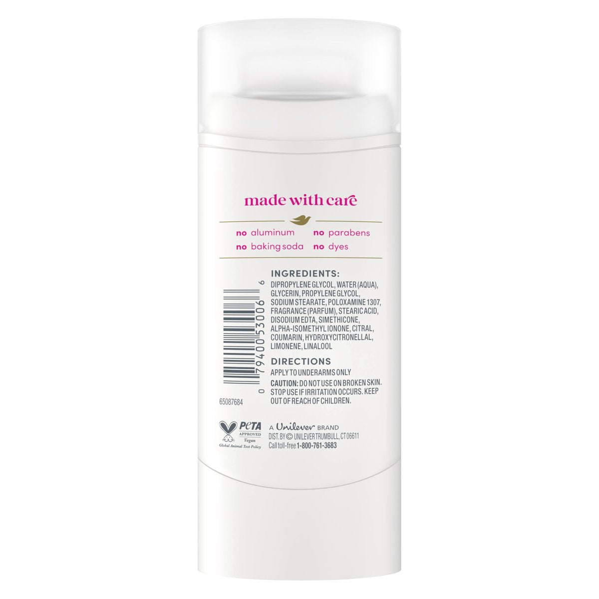 Dove Deodorant Stick Dragon Fruit Fizz - 72 Hour Odor Protection, Aluminum Free, 2.4 oz - görsel 3