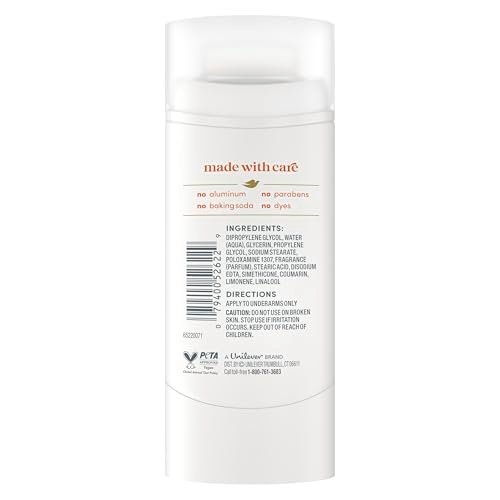 Dove Deodorant Stick Sparkling Vanilla - 72 Hour Odor Protection, Aluminum Free, 2.4 oz - görsel 4