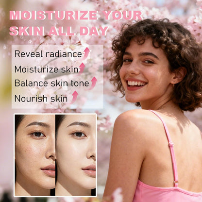 Sakura Skin Care Set - Christmas Birthday Gifts for Teen Girls, Skincare for Girls 10-12, Kids Skin Care Set Ages 8-12, Teens 10-12, Skin Care Kit for Women with Gua Sha (Blue, Travel Size) Avelisse
