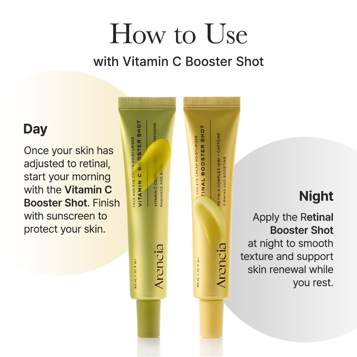 Arencia Retinal Booster Shot Serum - Firming Night Serum with Caffeine & Ectoin for Mature Skin, Pore Minimizing, Fine Lines & Wrinkles, Korean Skincare 30ml - görsel 15
