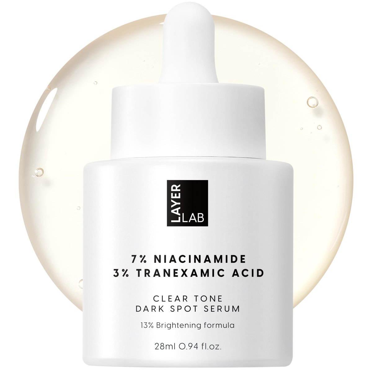 LAYERLAB Niacinamide 7% & Tranexamic Acid 3% Dark Spot Appearance Serum | 13% Radiance Complex Visibly Evens Skin Tone Look | Hydrating K-Beauty Skincare 0.94 fl.oz Avelisse
