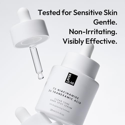 LAYERLAB Niacinamide 7% & Tranexamic Acid 3% Dark Spot Appearance Serum | 13% Radiance Complex Visibly Evens Skin Tone Look | Hydrating K-Beauty Skincare 0.94 fl.oz Avelisse