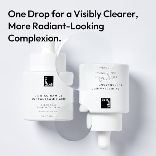 LAYERLAB Niacinamide 7% & Tranexamic Acid 3% Dark Spot Appearance Serum | 13% Radiance Complex Visibly Evens Skin Tone Look | Hydrating K-Beauty Skincare 0.94 fl.oz Avelisse