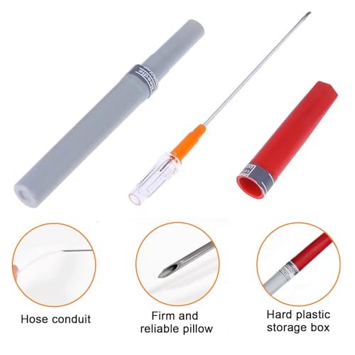 Moduzila Emergency Decompression Needles 14G – Lightweight First Aid Piercing Needles for Outdoor Exploration, Camping, Trekking (2-Pack) Avelisse