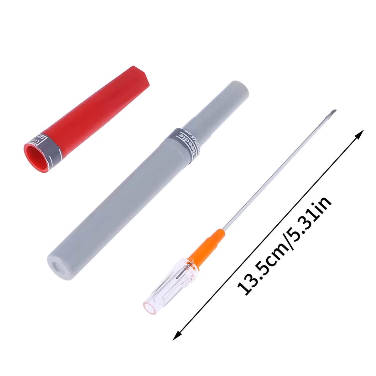 Moduzila Emergency Decompression Needles 14G – Lightweight First Aid Piercing Needles for Outdoor Exploration, Camping, Trekking (2-Pack) Avelisse