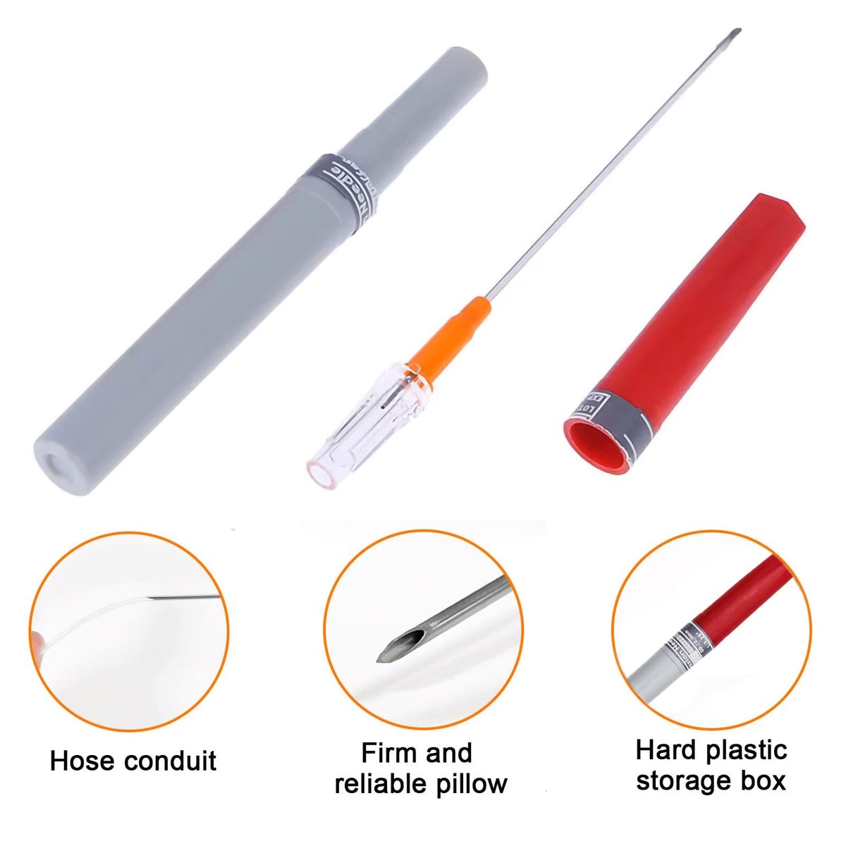 Moduzila Emergency Decompression Needles 14G – Lightweight First Aid Piercing Needles for Outdoor Exploration, Camping, Trekking (2-Pack) Avelisse
