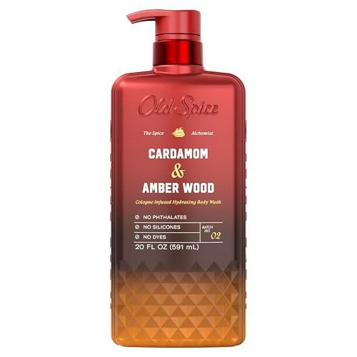 Old Spice Body Wash for Men, The Spice Alchemist Collection, 24/7 Cologne Infused Hydration, No Trade Off Formula, Cardamom + Amber Wood Scent, 20 oz - görsel 2