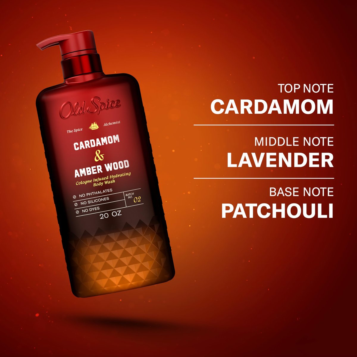 Old Spice Body Wash for Men, The Spice Alchemist Collection, 24/7 Cologne Infused Hydration, No Trade Off Formula, Cardamom + Amber Wood Scent, 20 oz - görsel 15