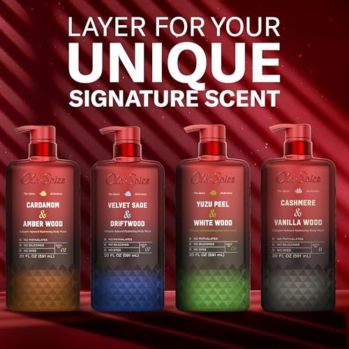 Old Spice Body Wash for Men, The Spice Alchemist Collection, 24/7 Cologne Infused Hydration, No Trade Off Formula, Cardamom + Amber Wood Scent, 20 oz - görsel 18