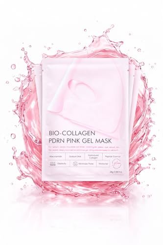 Salmon DNA Collagen Face Mask – Korean Hydrating & Firming Jelly Sheet Mask with Hyaluronic Acid – Anti-Aging, Brightening & Deep Moisture for Glowing Skin