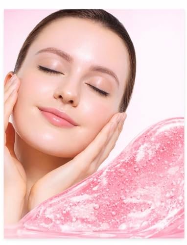 Salmon DNA Collagen Face Mask – Korean Hydrating & Firming Jelly Sheet Mask with Hyaluronic Acid – Anti-Aging, Brightening & Deep Moisture for Glowing Skin