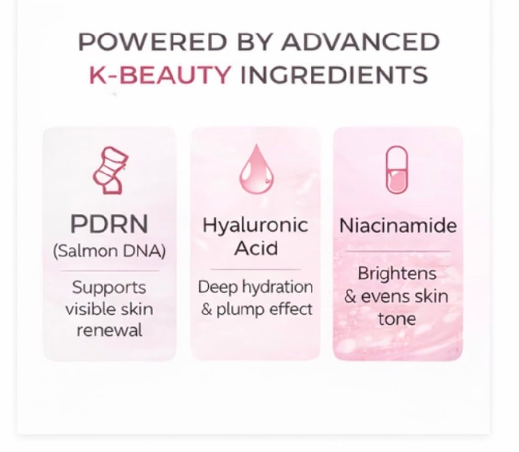 Salmon DNA Collagen Face Mask – Korean Hydrating & Firming Jelly Sheet Mask with Hyaluronic Acid – Anti-Aging, Brightening & Deep Moisture for Glowing Skin - görsel 13