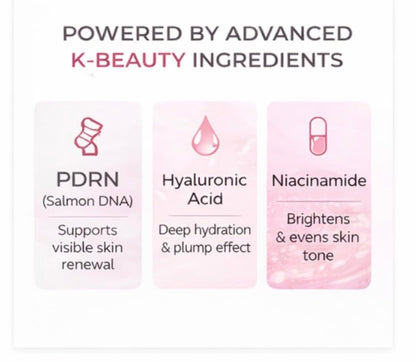 Salmon DNA Collagen Face Mask – Korean Hydrating & Firming Jelly Sheet Mask with Hyaluronic Acid – Anti-Aging, Brightening & Deep Moisture for Glowing Skin