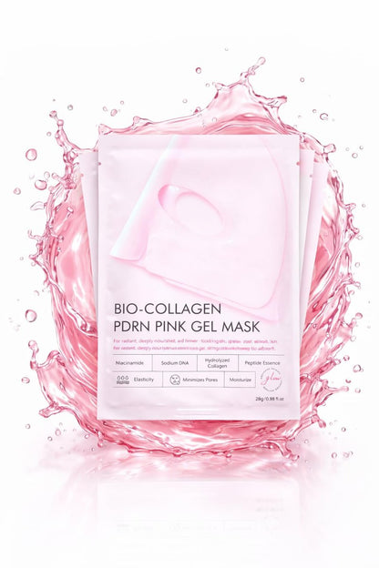 Salmon DNA Collagen Face Mask – Korean Hydrating & Firming Jelly Sheet Mask with Hyaluronic Acid – Anti-Aging, Brightening & Deep Moisture for Glowing Skin