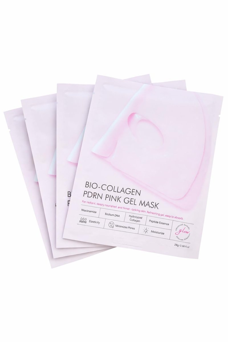 Salmon DNA Collagen Face Mask – Korean Hydrating & Firming Jelly Sheet Mask with Hyaluronic Acid – Anti-Aging, Brightening & Deep Moisture for Glowing Skin - görsel 1