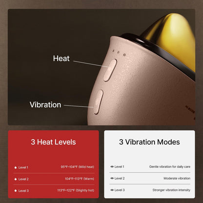 ZDEER LED Red Light Therapy for Face & Neck Massager - Electric Gua Sha Brass Tool with Heat & Vibration for Firming, Sculpting & Skincare, Pink Avelisse